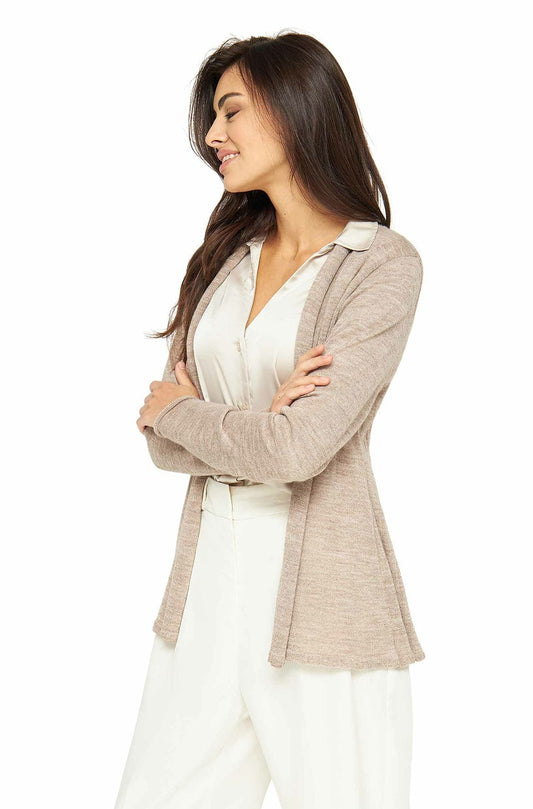 Apu Kuntur - Alpaka Damen Schalkragenjacke PENELOPE