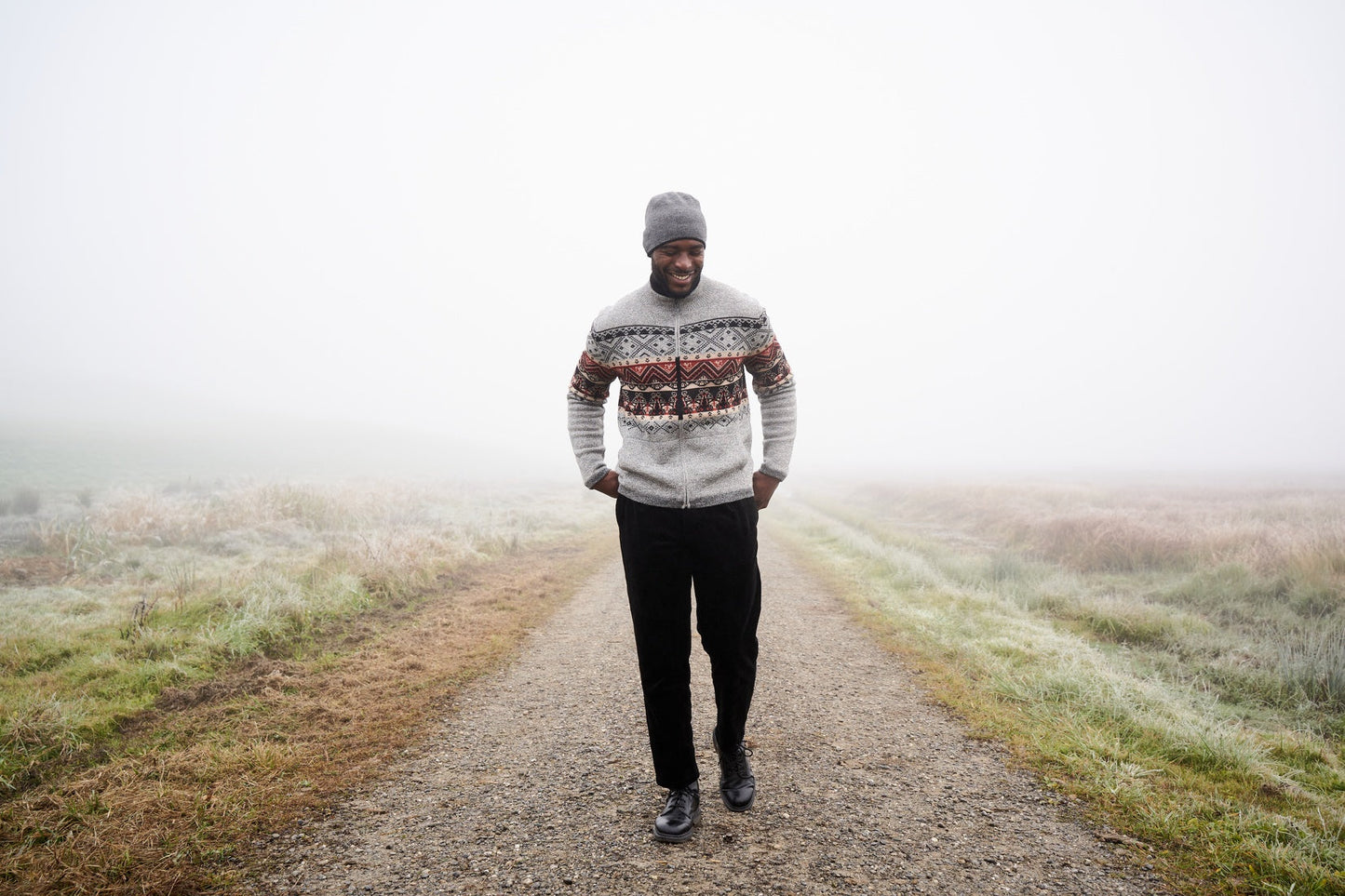 Apu Kuntur - Alpaka Herrenstrickjacke FIESTA