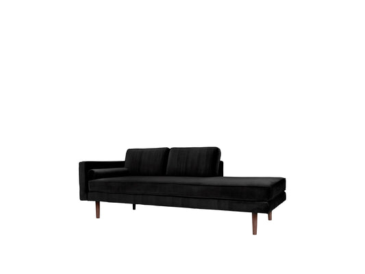 Récamiere Wind black linksseitig