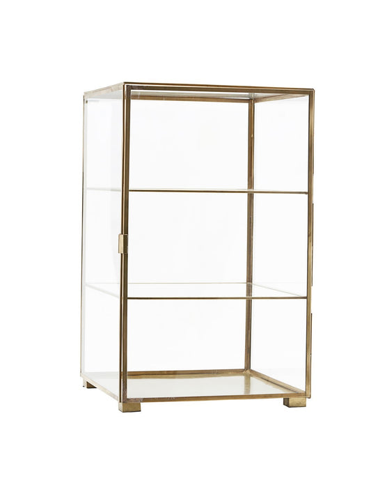 Vitrinenschrank HDGlass Messing