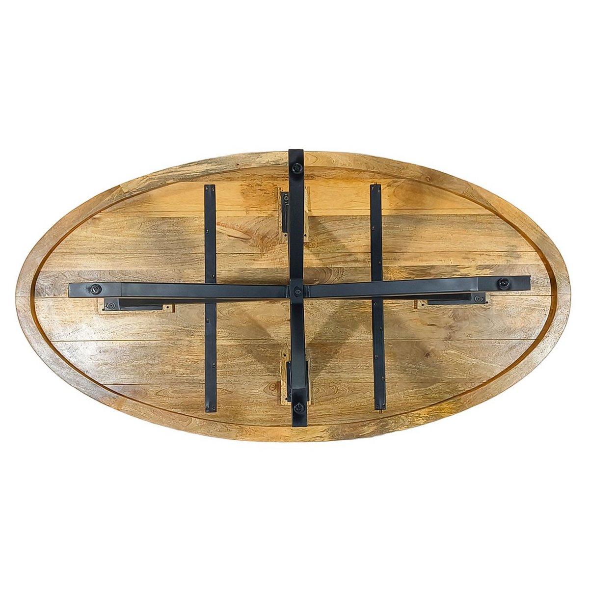 Esstisch - oval 190x100cm - Esszimmer Tisch - Liverpool - Mangoholz massiv