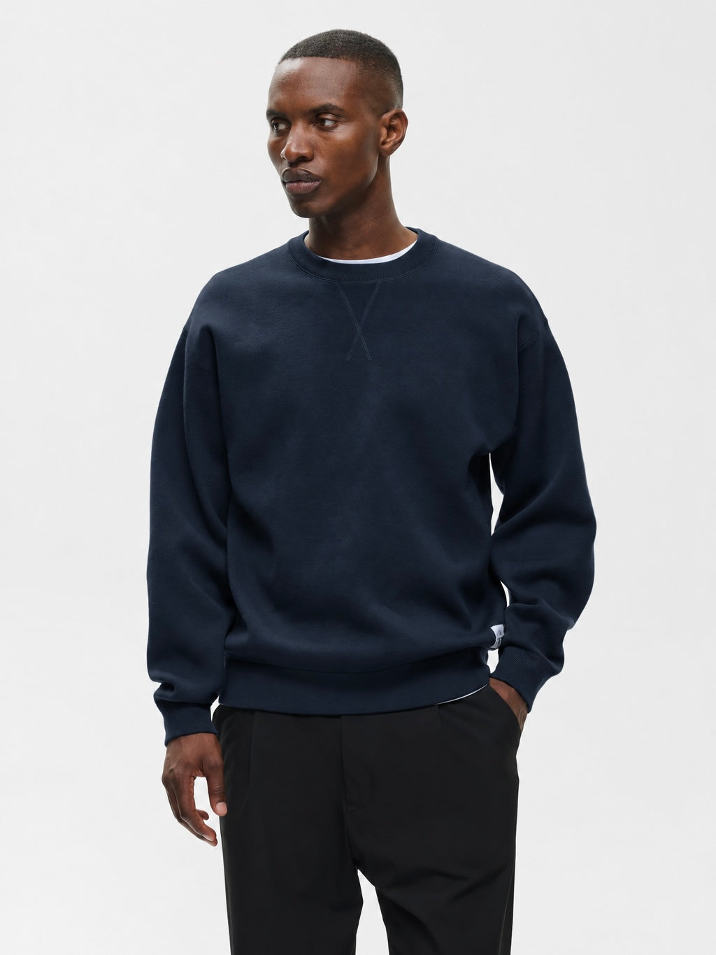 Herren Sweat Pullover MAsweatio 73 dark navy