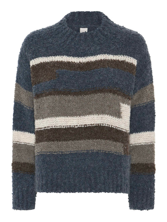 Pullover Line TT denim/taupe