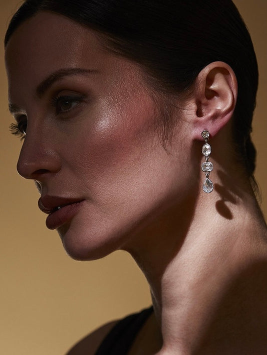 Ohrhänger Filippa silberfarben