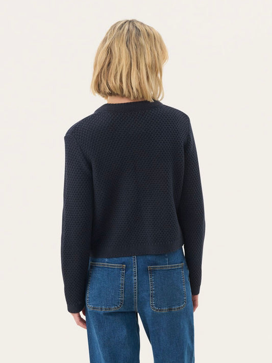 Strickjacke Elmie PW dark navy