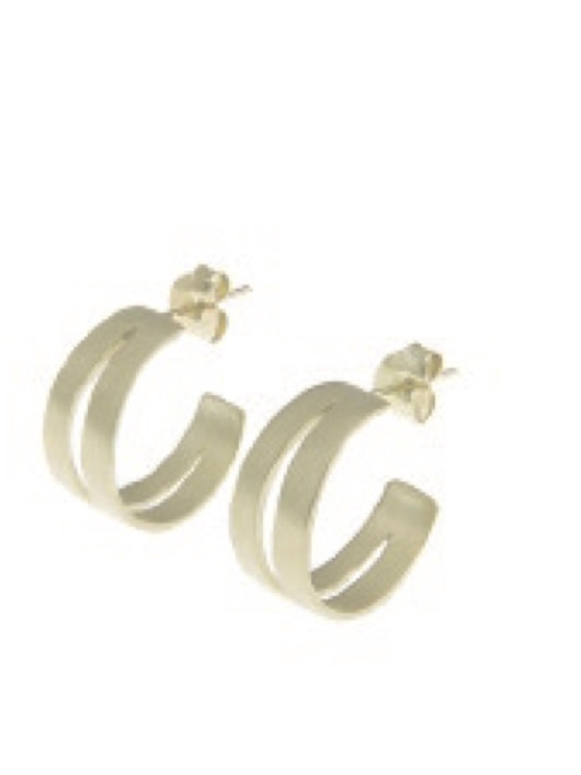 Ohrstecker Conchita, in silber und gold