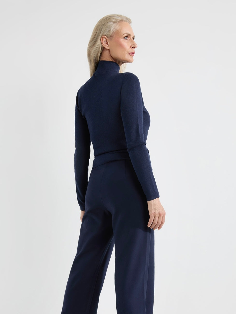 Rollkragenpullover Angie navy