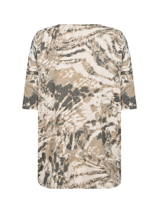 Jerseyshirt SC-Biara 140 taupe/creme