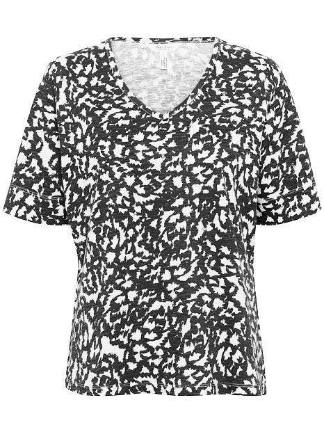 Shirt Curlia PW black graphic