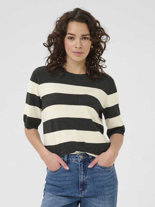 Pullover Lizza KA dark grey melange/turtledove