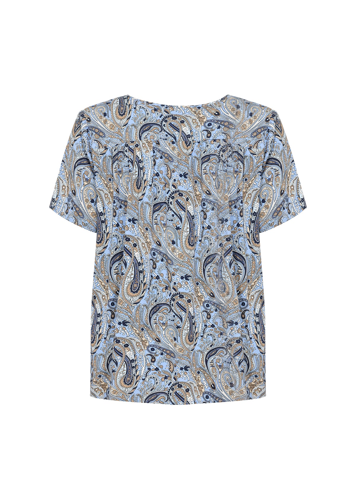 Blusenshirt SC-Pianna 1 hellblau gemustert