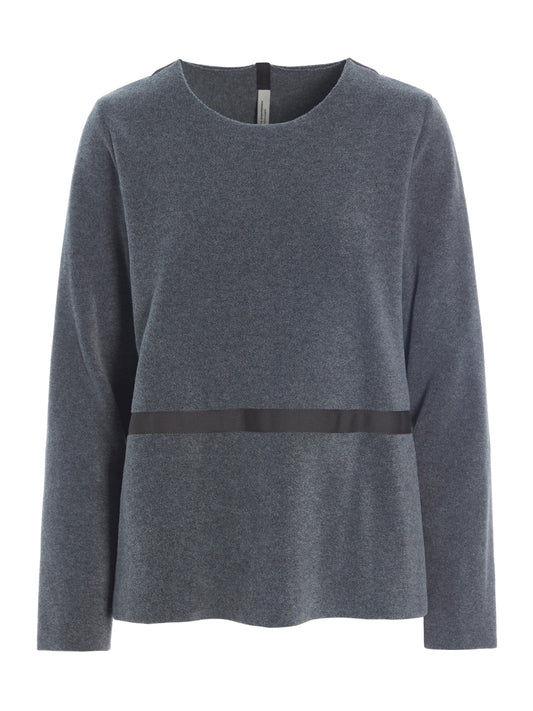 Fleece Pullover ROUND NECK 1358, in 2 Farben