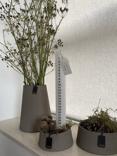 Vase Dunes schwarz H21cm