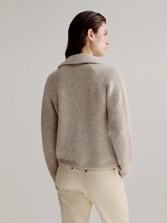 Strickjacke Lodewijk sand