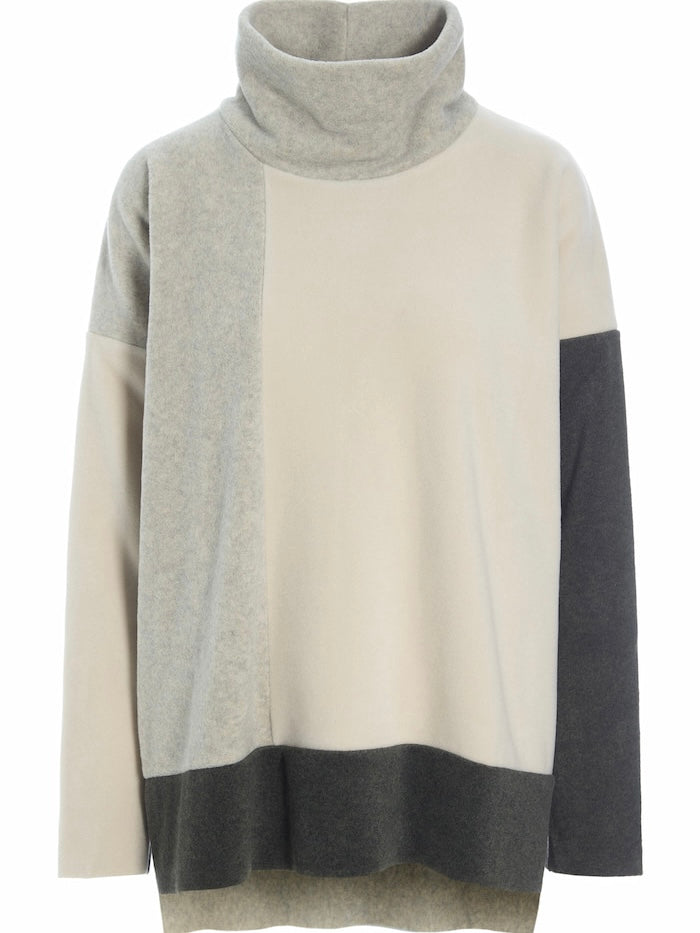 Fleece Pullover 1380 NO WASTE kit/sand/forest