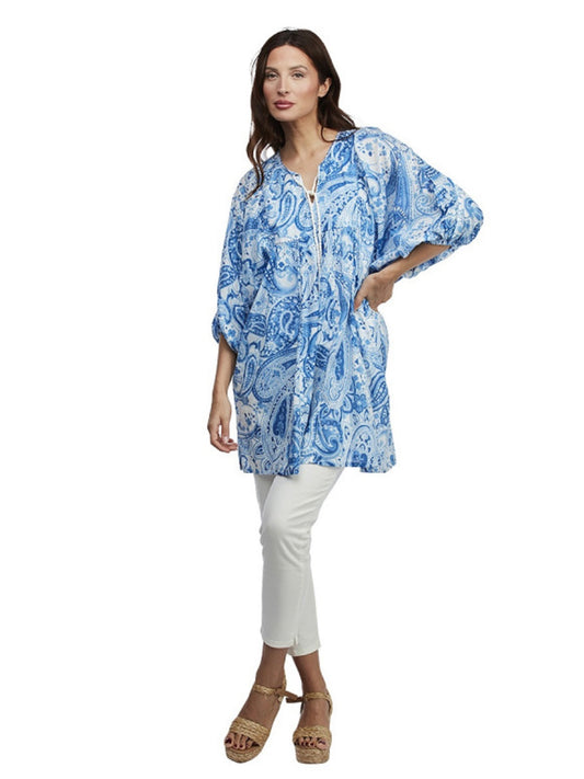 Tunika Lovisa azurblau