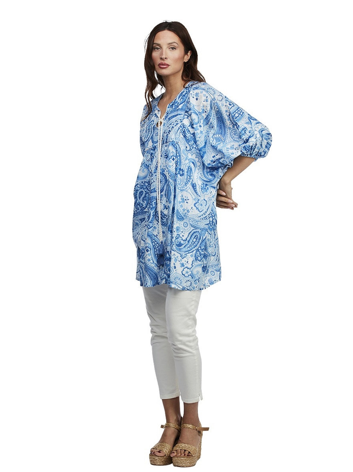 Tunika Lovisa azurblau