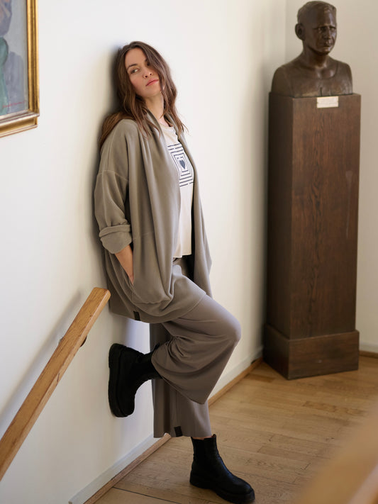 Fleece Cardigan 7173, in mehreren Farben