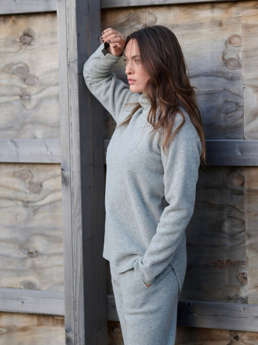 Fleece Pullover HIGH NECK 1348, in mehreren Farben