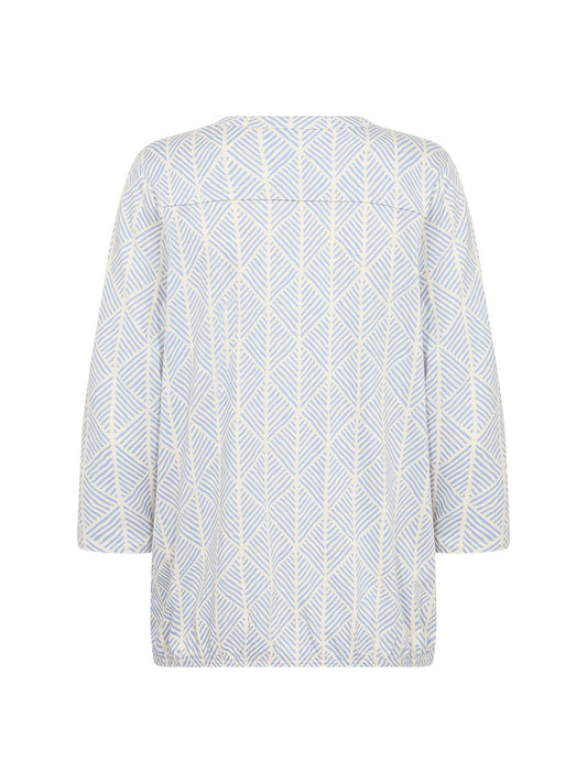 Blusenshirt SC-Felicity 514 hellblau gemustert