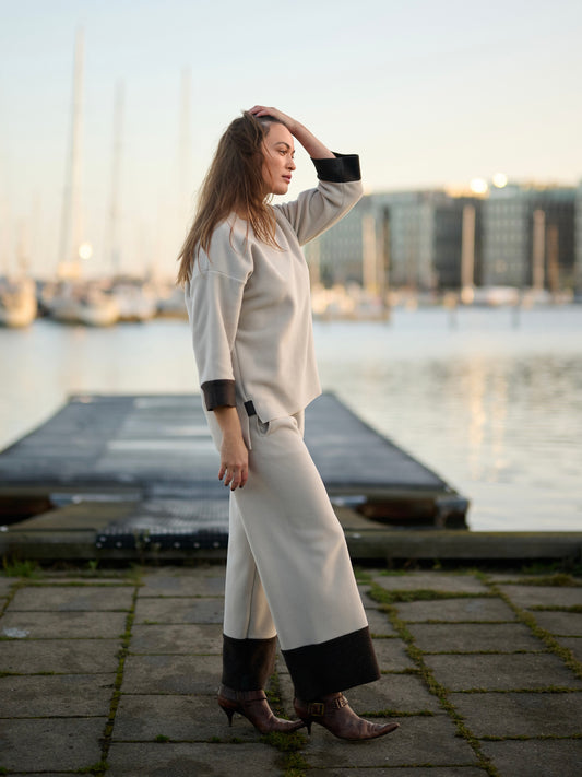 Fleece Pullover 1371 kit/chocolate