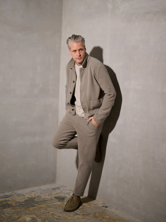 Herren Fleece Cardigan 1049C, in 3 Farben