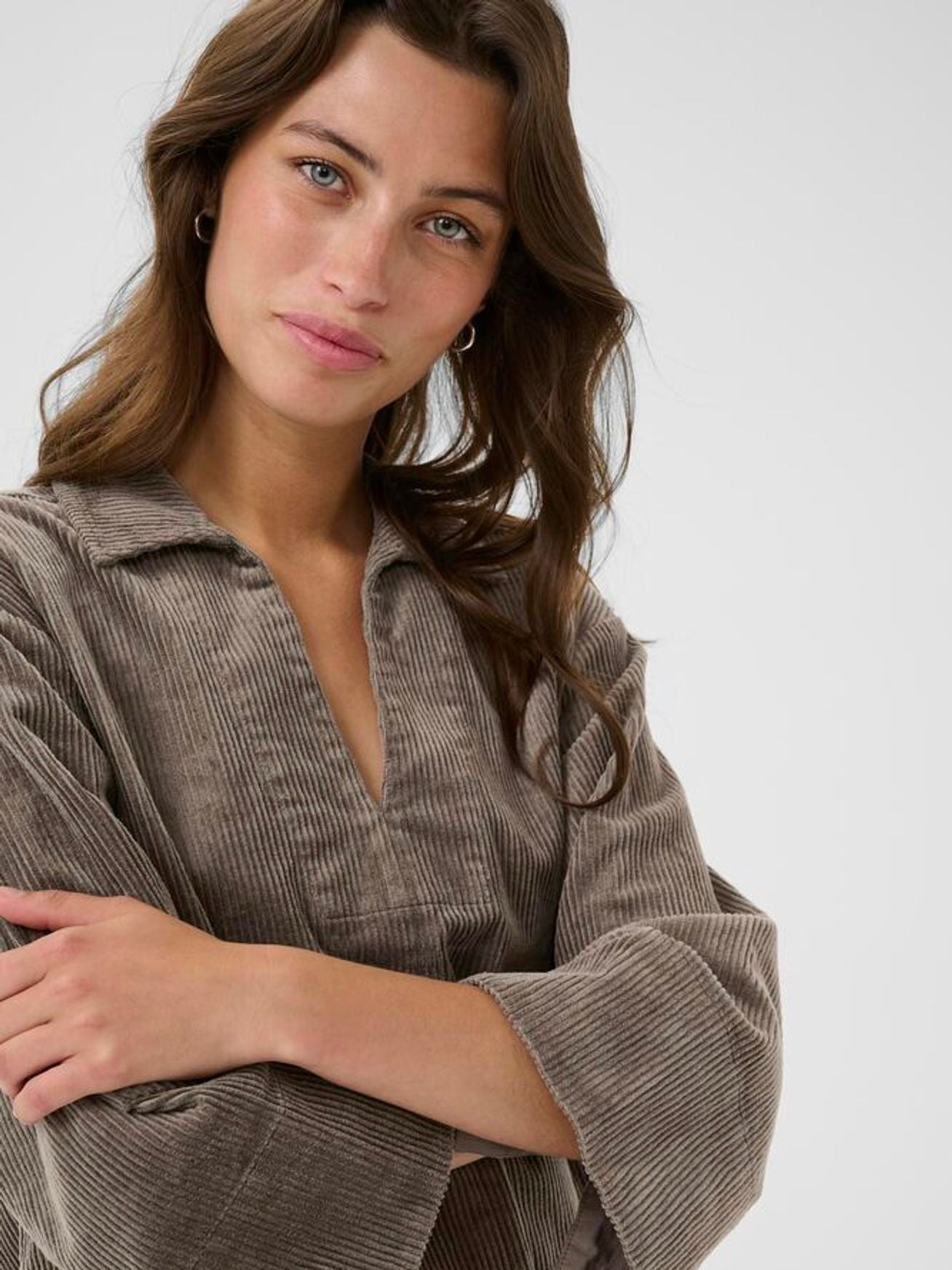 Cordkleid Sharri PW falcon brown