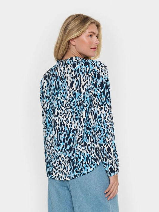 Blusenshirt Eda SZ Blue Animal
