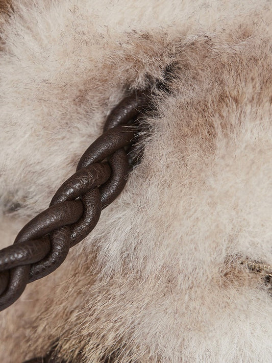 Schultertasche Lucia beige