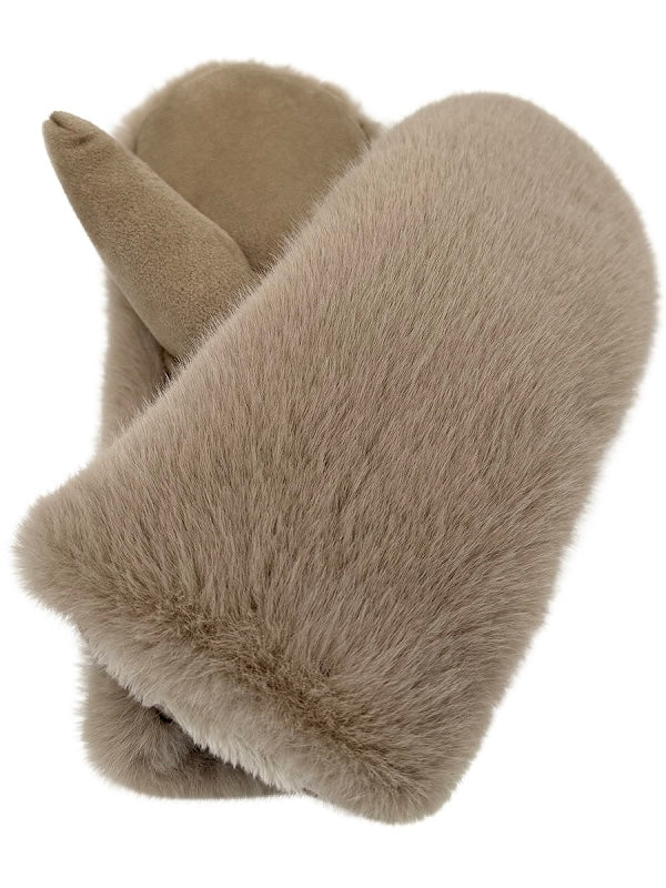 Webpelzfäustlinge Zoe beige