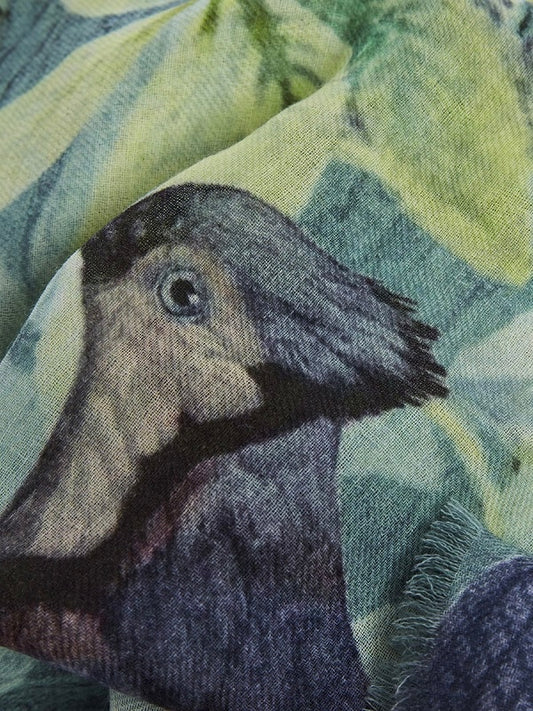 Wollschal Eden turquoise mix