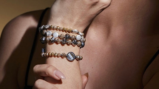 Armband Esmeralda beige