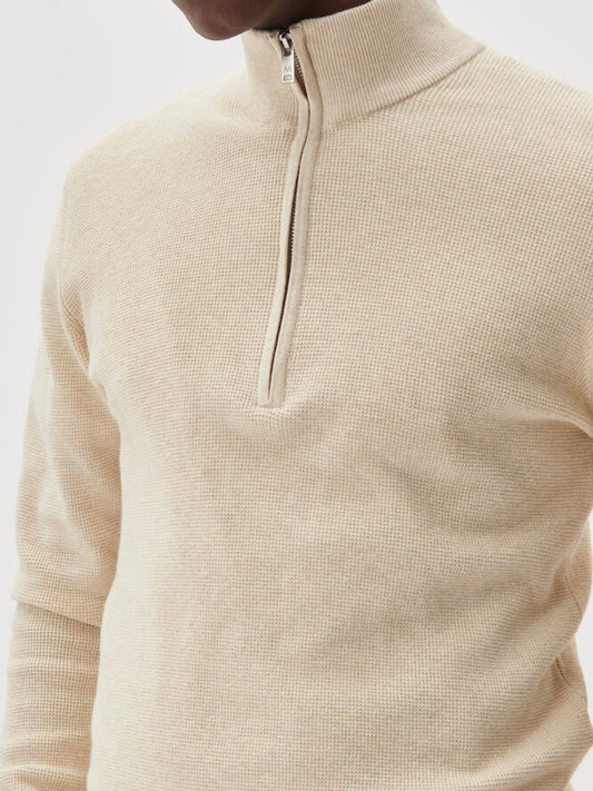 Herren Pullover MAlagoon Z oyster gray melange