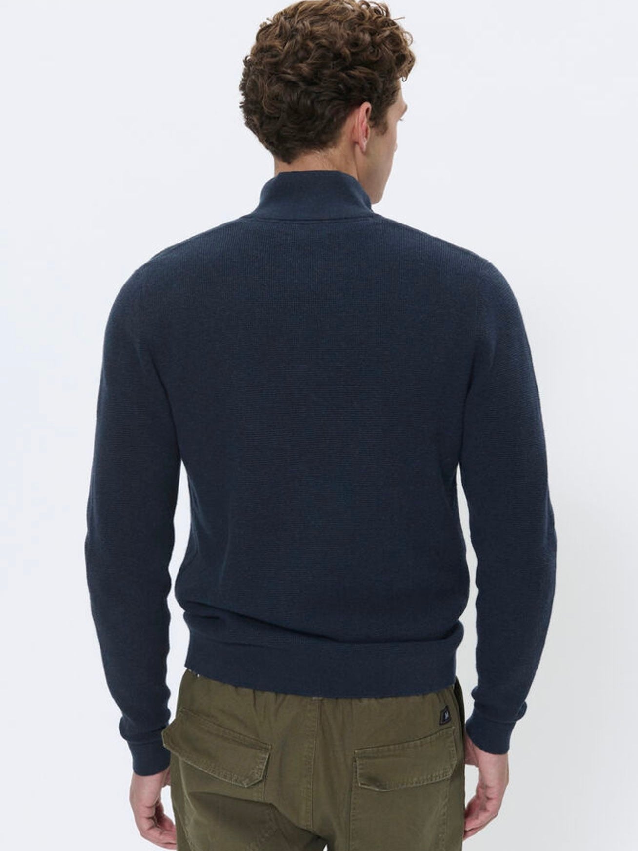 Herren Pullover MAlagoon Z dark navy melange