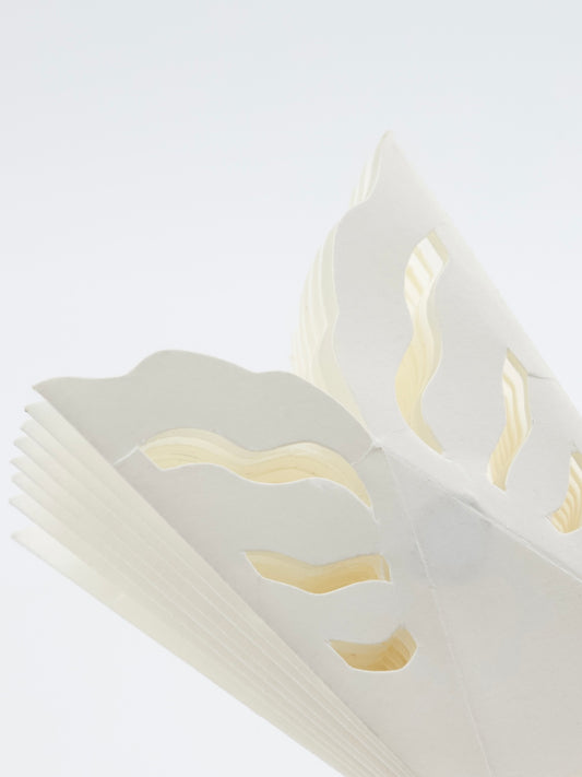 Weihnachtsanhänger HDSnowflake weiß 15cm