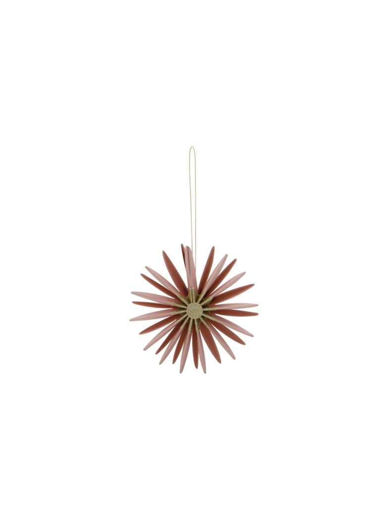 Weihnachtsanhänger 6er Set HDStari rosé 8cm