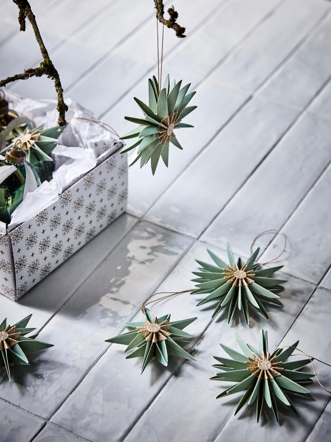 Weihnachtsanhänger HDStari 6er Set grün 8cm