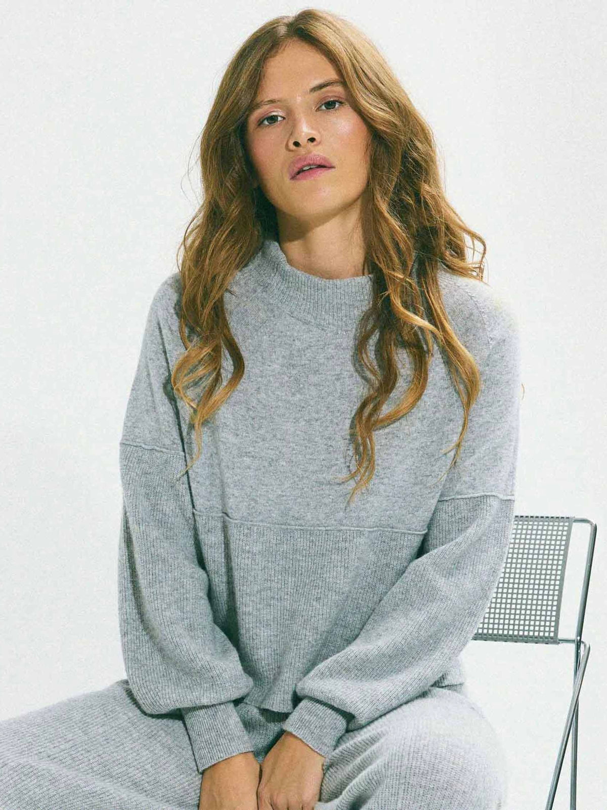 Pullover Moon TT light grey