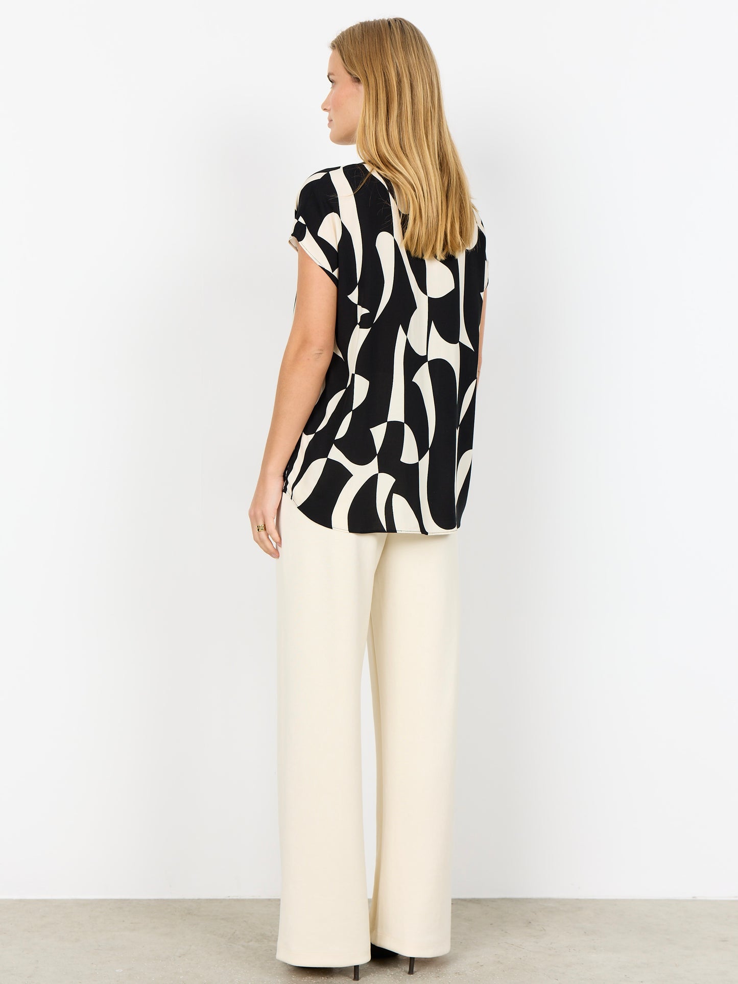 Blusenshirt SC-Chanise 1 schwarz/creme