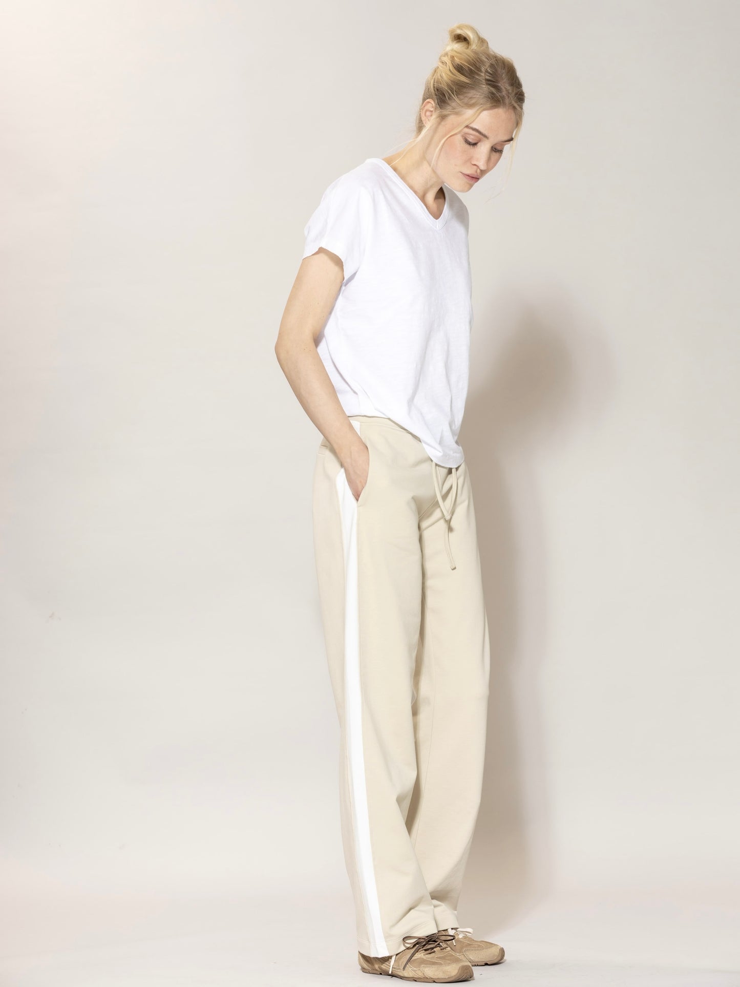 Sweathose Joeline chalk