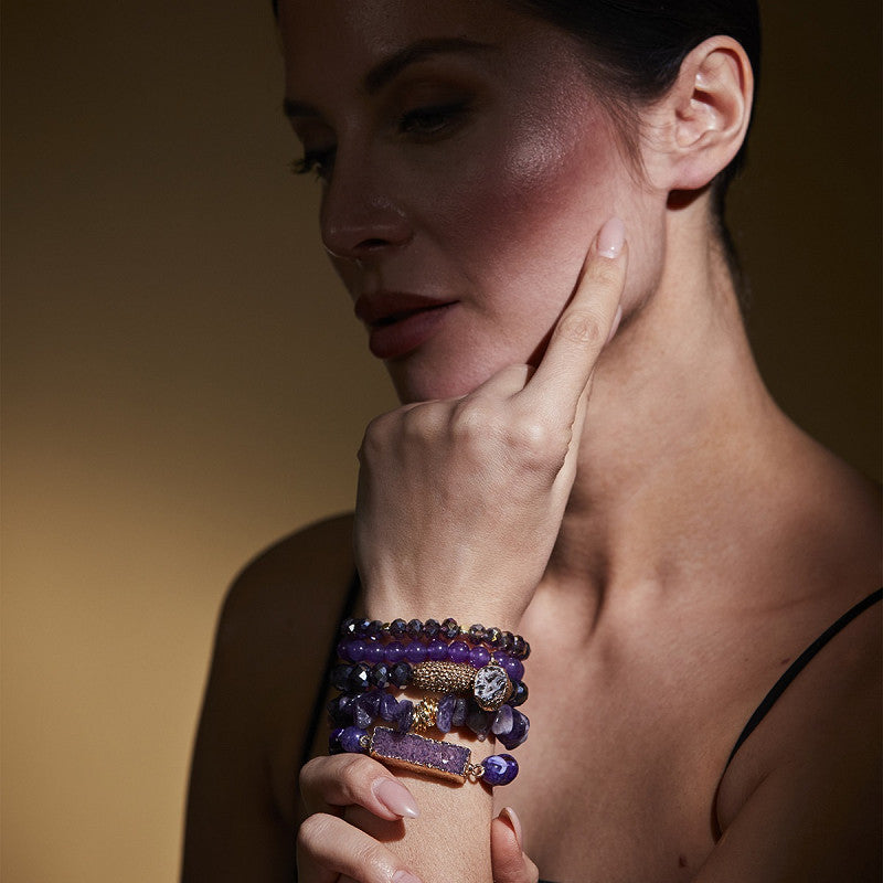 Armband Willow purple einzeln