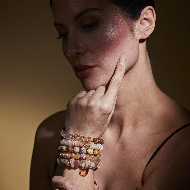 Armband Erin sand einzeln