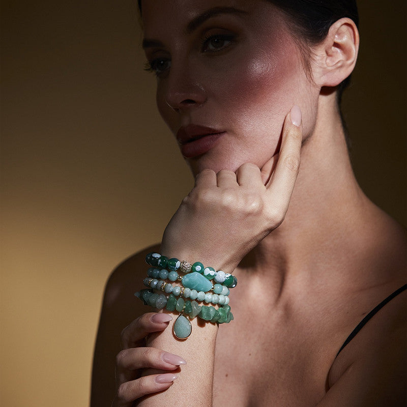 Armband Theodora green einzeln