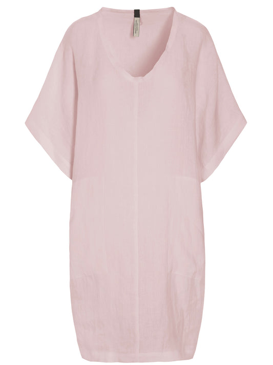 Kleid mit V-Ausschnitt 83005 nude