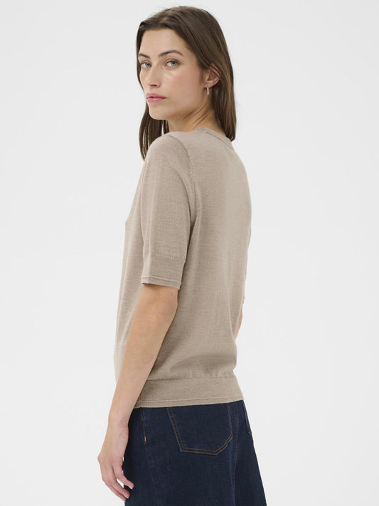 Halbarmpullover Natanya PW light camel melange