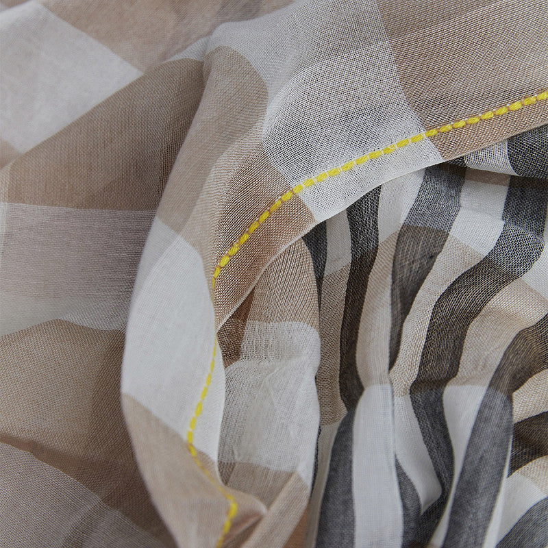 Modeschal Emma beige kariert