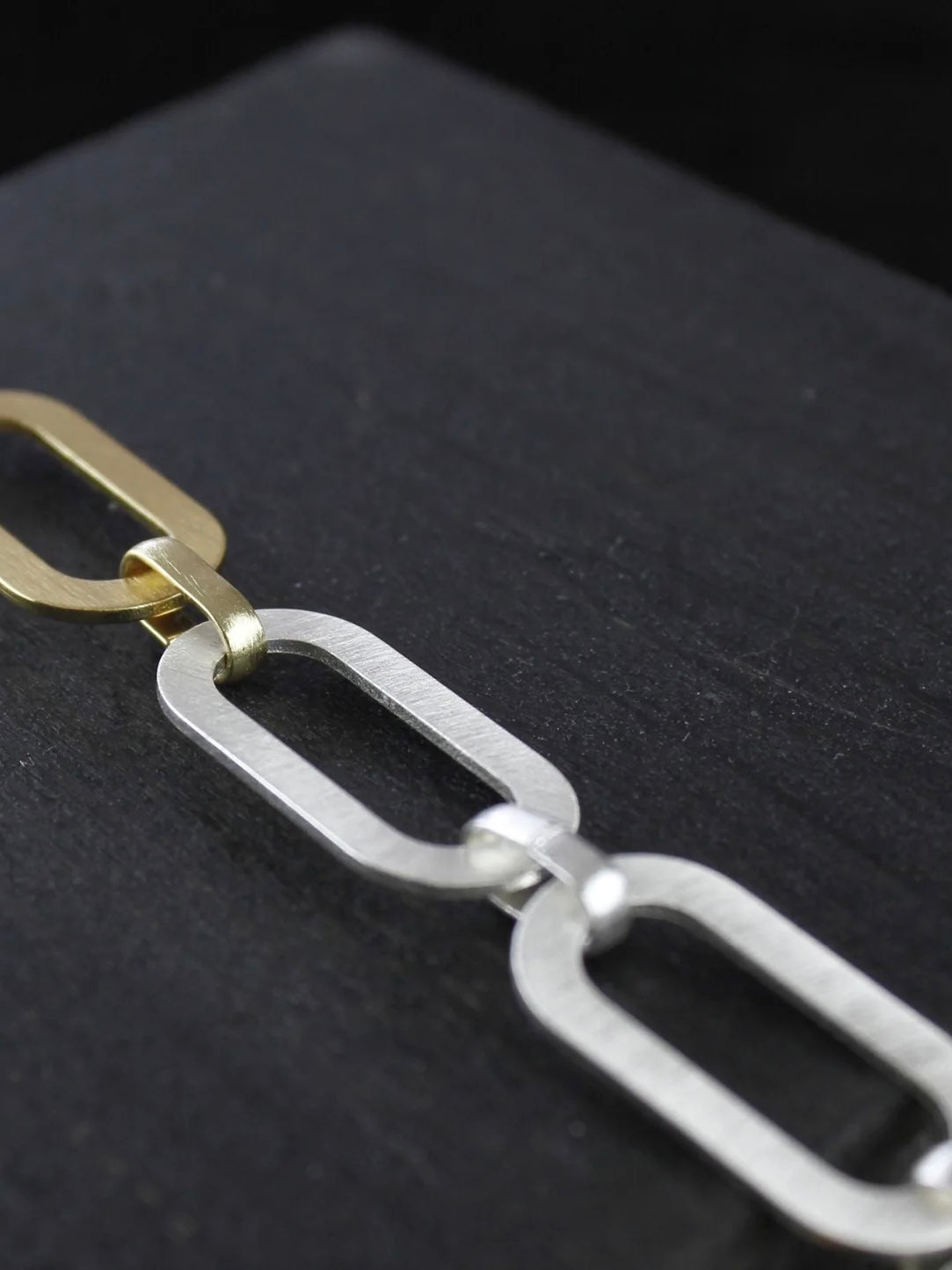 Armband Audrey oval Link zweifarbig