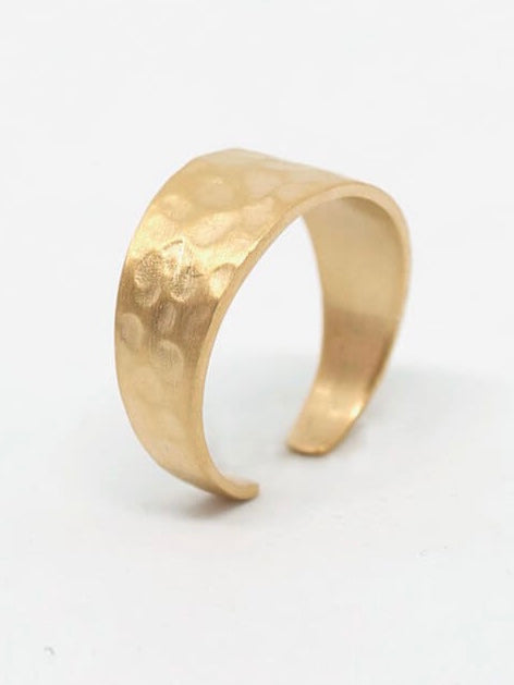 Ring Moon open gold