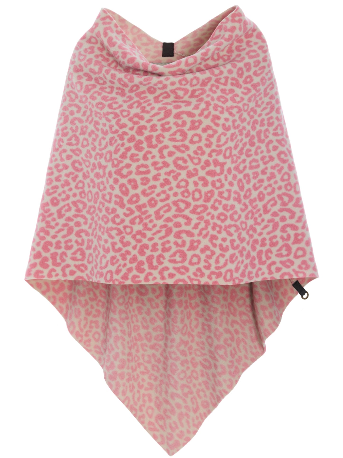 Fleece PONCHO 4026P pink leo