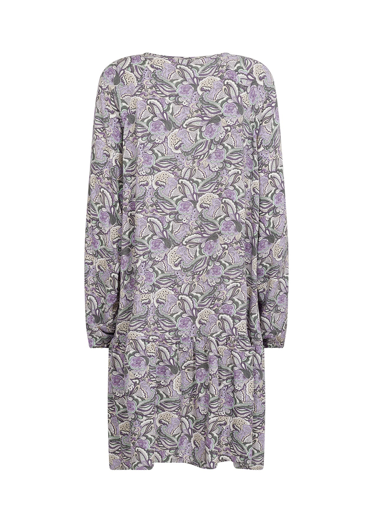 Stufenkleid SC-Adine 3 flieder/grau gemustert